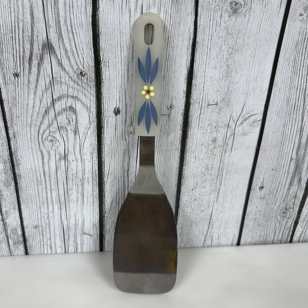 Temptations by Tara Old World Silicone Stainless Steel Spatula Retro Kitchen